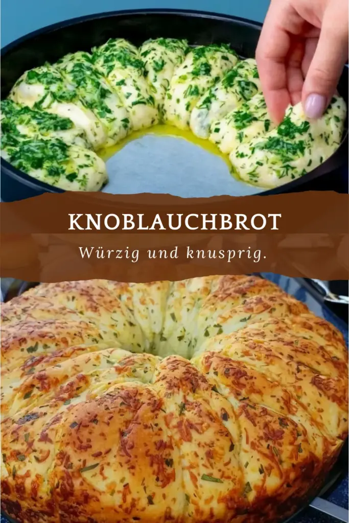Selbstgebackenes Knoblauchbrot, würzig, knusprig, süchtig machend 1 Selbstgebackenes Knoblauchbrot wuerzig knusprig suechtig machend
