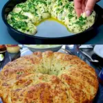 Selbstgebackenes Knoblauchbrot wuerzig knusprig suechtig machend W2xEX 2.5x