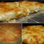 Sirnica Teigblaetter gefuellt mit Kaese