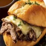 Langsam gekochte Beef Dip Sandwiches