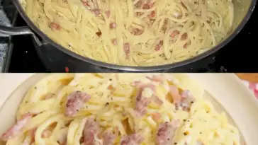 Spaghetti Carbonara in 30 Minuten auf dem Tisch W2xEX 2.5x Q99