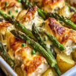 Spargel Haehnchen Kartoffelauflauf