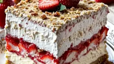 Erdbeer-Cheesecake-Lasagne – Ein Dessert ohne Backen