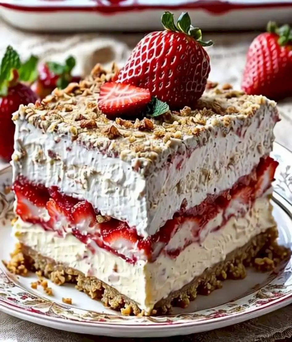 Strawberry Cheesecake Lasagna Recipe Easy No Bake optimal