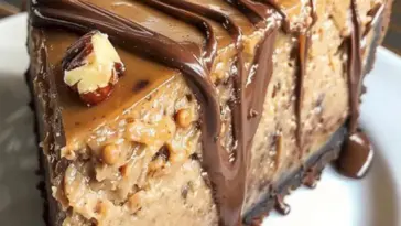 Ultimativer Karamell Schokoladen Kaesekuchen