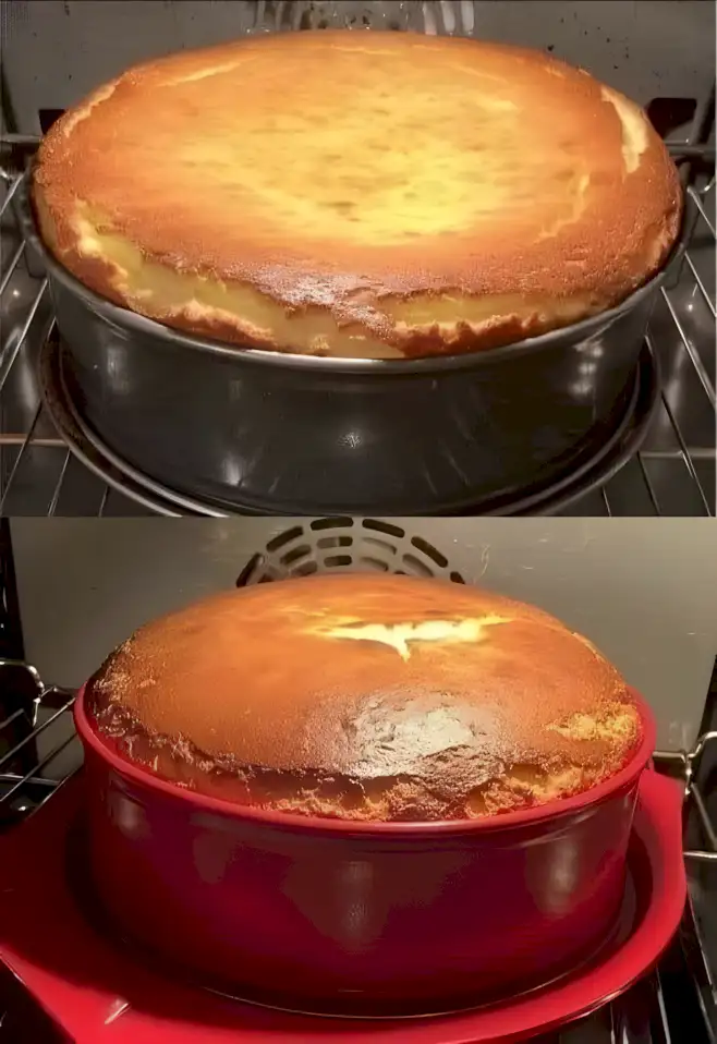 Ultrasaftiger und Cremiger Käsekuchen ohne Boden in 10 Minuten im Ofen