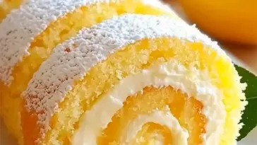 Samtige Zitronencreme-Rolle