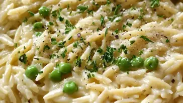 30 Minuten Ein Pfanne Cremiger Knoblauch Parmesan Orzo