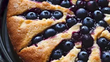 Apfel Blaubeer Joghurtkuchen