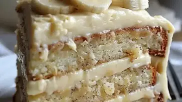 Bananenkuchen mit Frischkaese Frosting