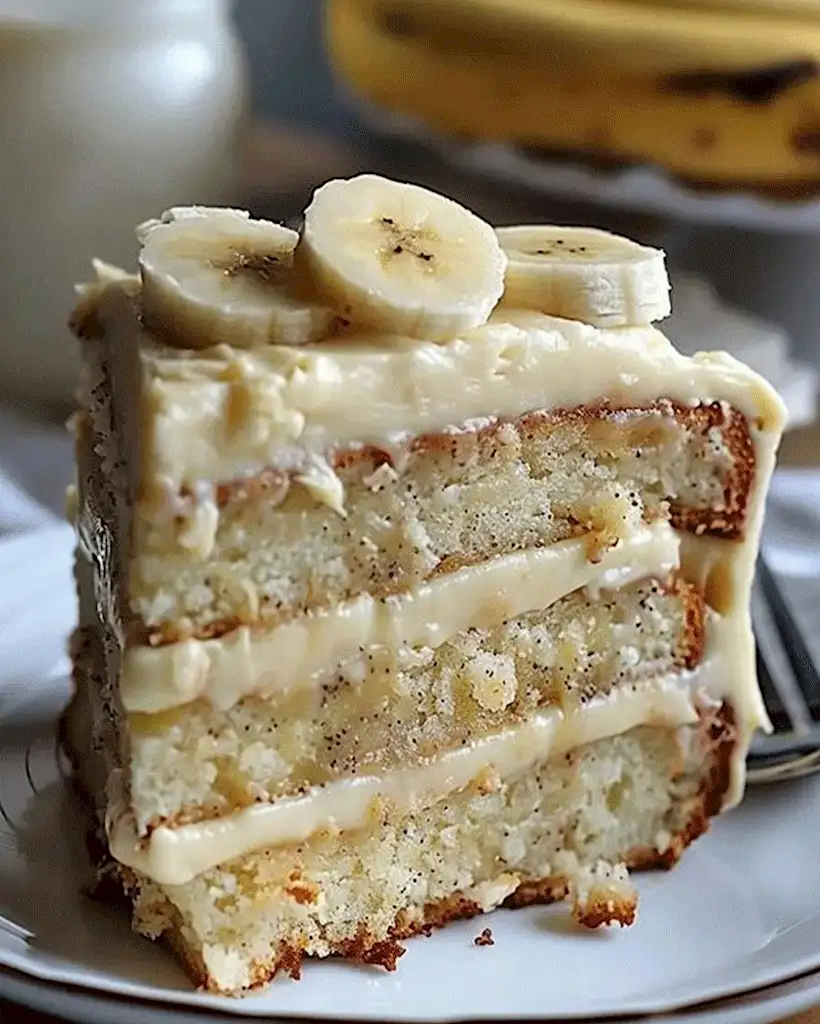 Bananenkuchen mit Frischkäse-Frosting 1 Bananenkuchen mit Frischkäse-Frosting