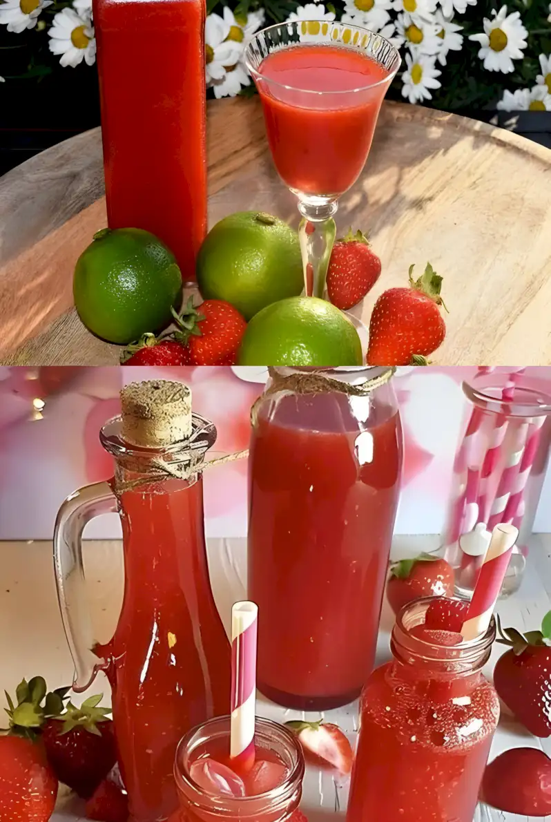 Erdbeerlimes mit 700 ml Wodka, schmeckt wirklich besser als gekaufter 1 Erdbeerlimes mit 700 ml Wodka, schmeckt wirklich besser als gekaufter