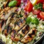 Griechische Hähnchen-Orzo-Power-Bowls – Einfaches, Gesundes Rezept