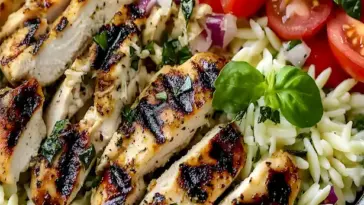 Griechische Hähnchen-Orzo-Power-Bowls – Einfaches, Gesundes Rezept