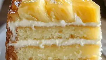 Hawaiianischer Ananas Sahne Kuchen – Tropisches Dessertglueck