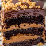 Himmlischer Schokoladen Erdnussbutter Kuchen Rezept