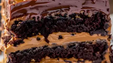 Himmlischer Schokoladen Erdnussbutter Kuchen Rezept
