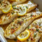 Lemon Garlic Butter Baked Tilapia