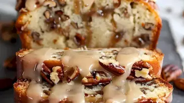 Pecan Praline Buttermilk Loaf Cake