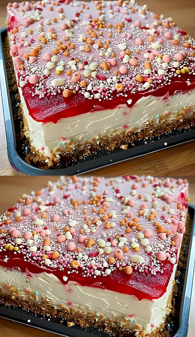 Spaghettieis Blechkuchen mit 400g Erdbeeren ein Tassenrezept 1 Spaghettieis Blechkuchen mit 400g Erdbeeren ein Tassenrezept