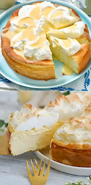Cremiger Eierlikör-Käsekuchen ohne Boden