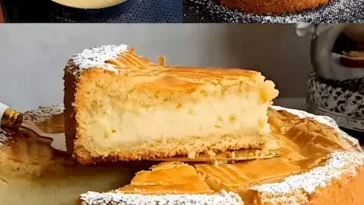 Einfache Vanillepudding Tarte fur Weihnachten