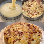 Einfacher Apfelkuchen mit Nussen Rezept zum Backen
