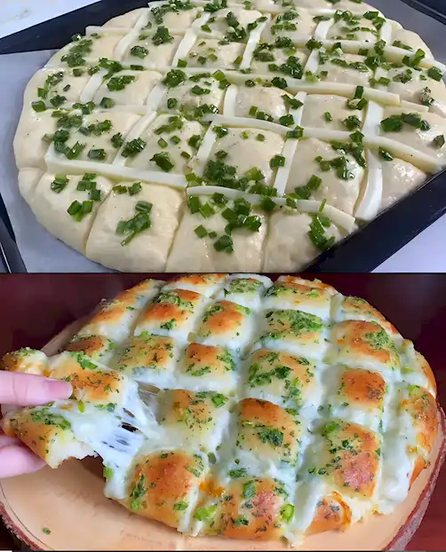 Knoblauch-Mozzarella Brot Einfach Selbst Backen 1 Knoblauch-Mozzarella Brot Einfach Selbst Backen