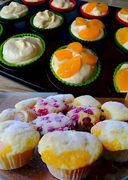 Quark-Muffins mit Obst Blitzschnell und Lecker 1 Quark-Muffins mit Obst Blitzschnell und Lecker