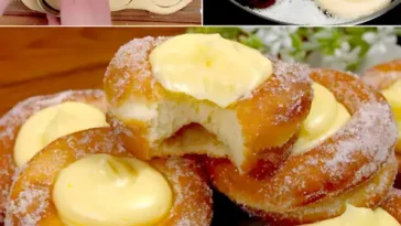 Saftige Sahnekrapfen Selbstgemacht unwiderstehlich lecker