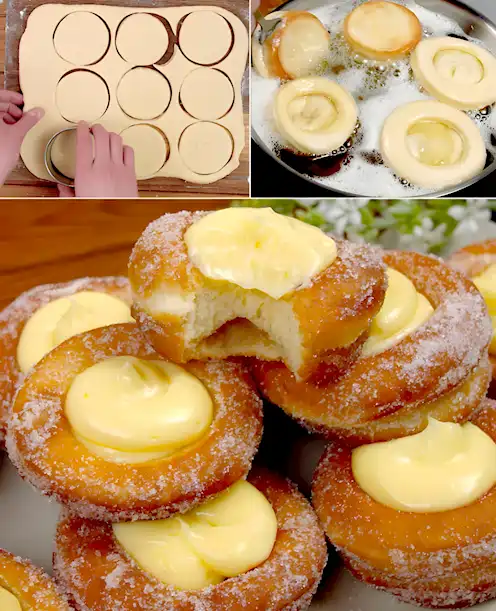 Saftige Sahnekrapfen Selbstgemacht unwiderstehlich lecker