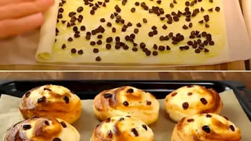 Schneller Blatterteigstrudel mit Schokolade und Sahne