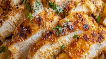 Cajun Huhnchen mit Parmesan Farfalle und cremiger Sauce