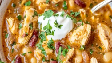 Cajun Hühnchen Chili mit kräftigem Geschmack