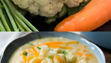 Cremige Blumenkohlsuppe Schnell und Einfach Zubereitet