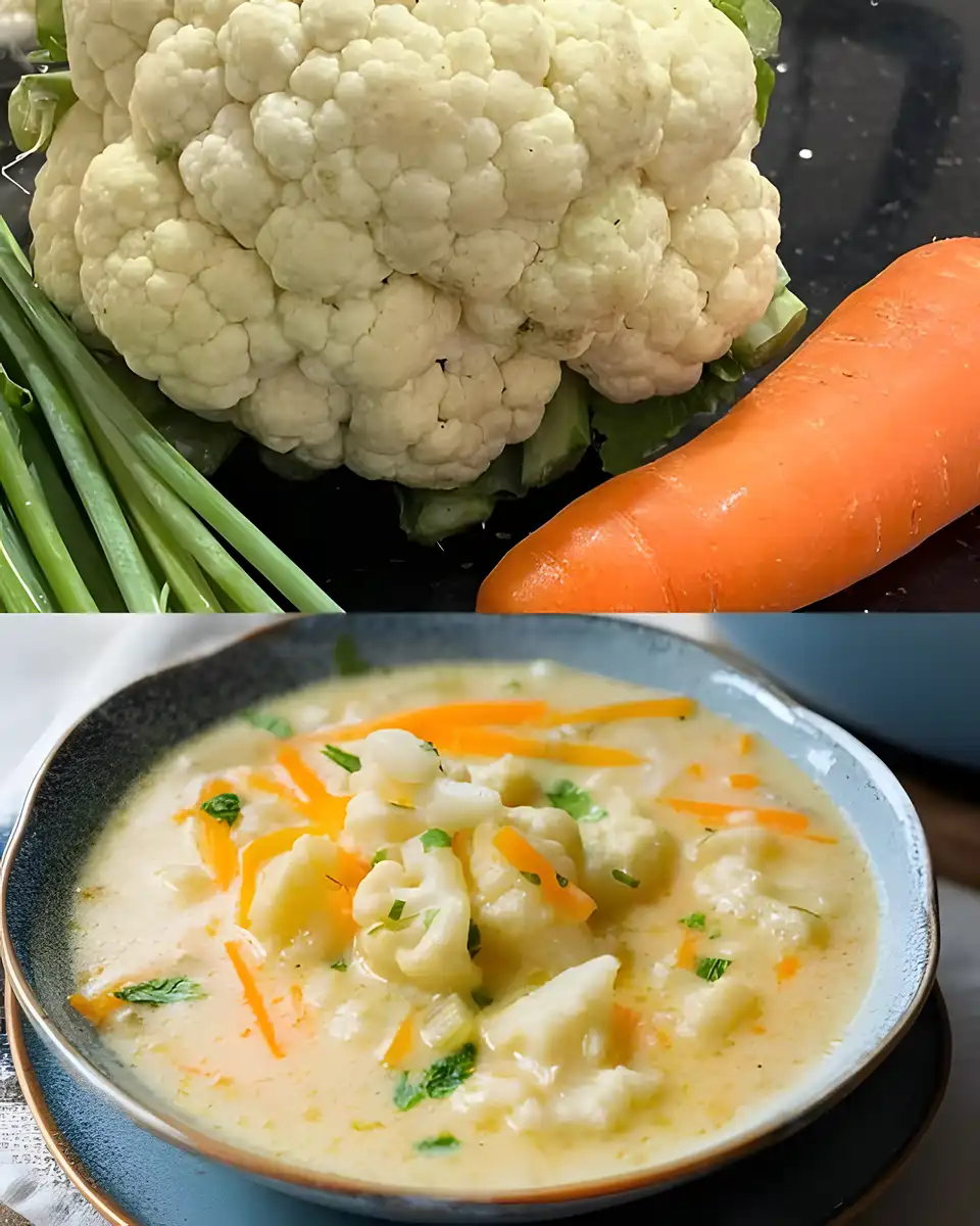Cremige Blumenkohlsuppe Schnell und Einfach Zubereitet