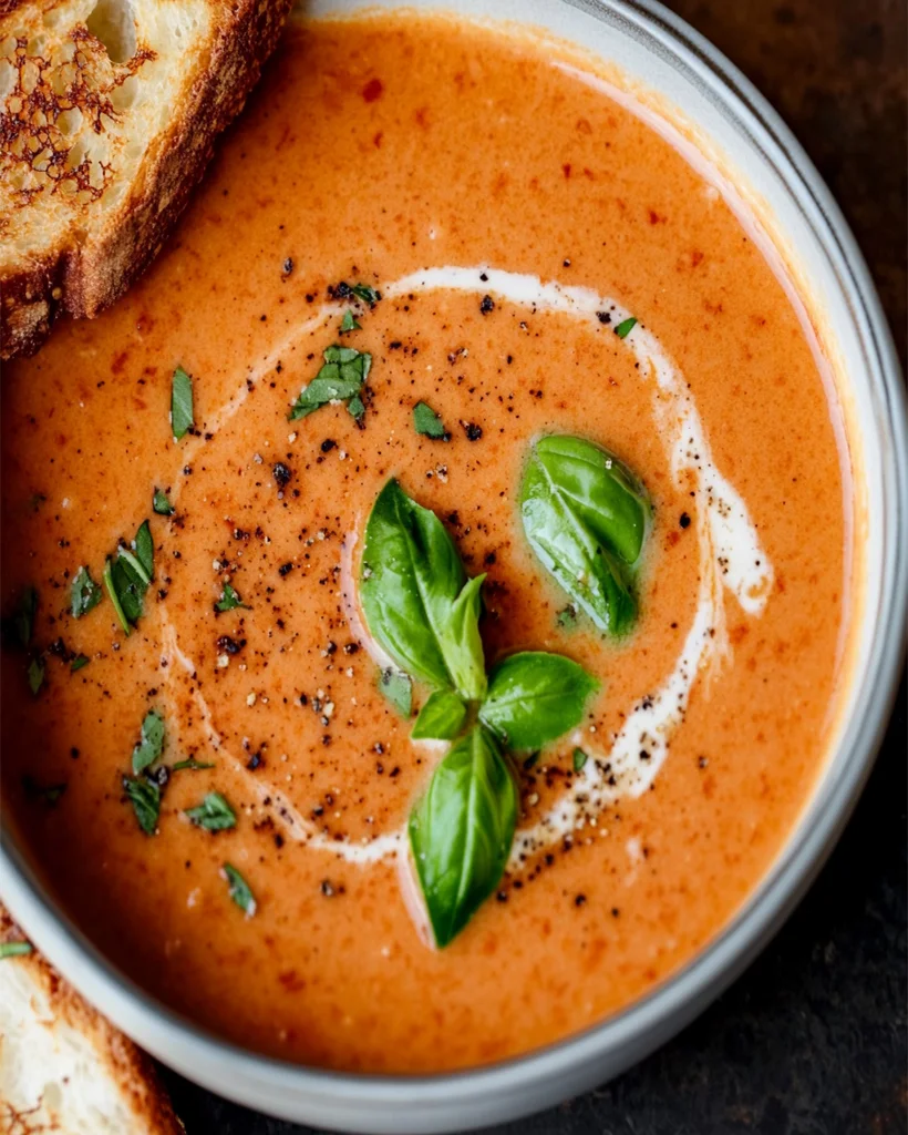 Cremige Tomatensuppe schnell und einfach gemacht