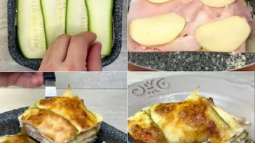 Cremige Weise Zucchini Parmigiana Sommergenuss