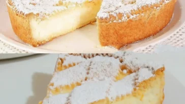 Cremiger Quarkkuchen mit Vanillepudding zum Dahinschmelzen