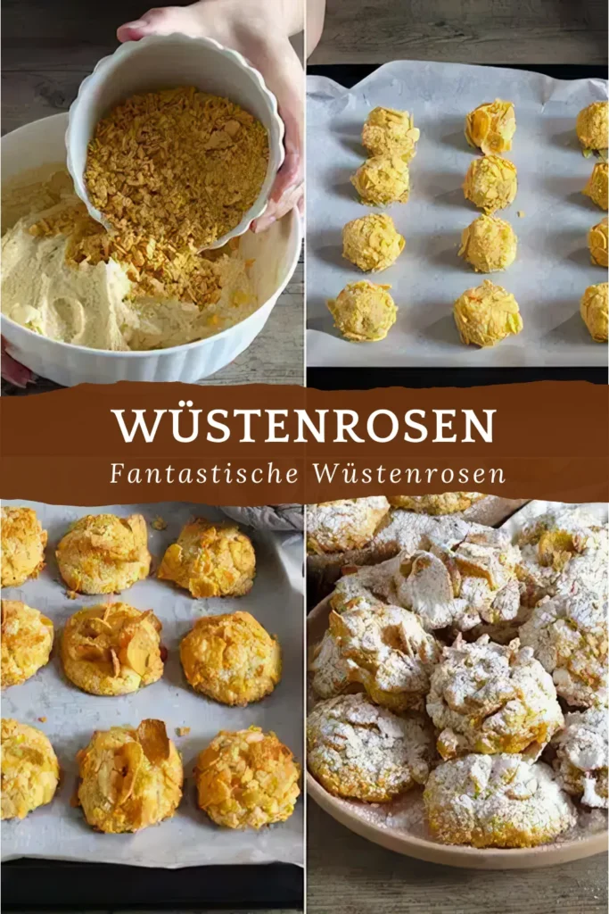 Knusprige Wüstenrosen Rezept Einfach Schnell Gebacken 1 Die sind in nur 13 Minuten im Ofen fertig Fantastische Wustenrosen 2