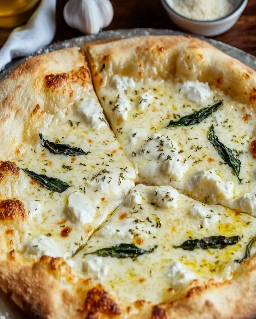 Einfache Pizza Bianca für zu Hause