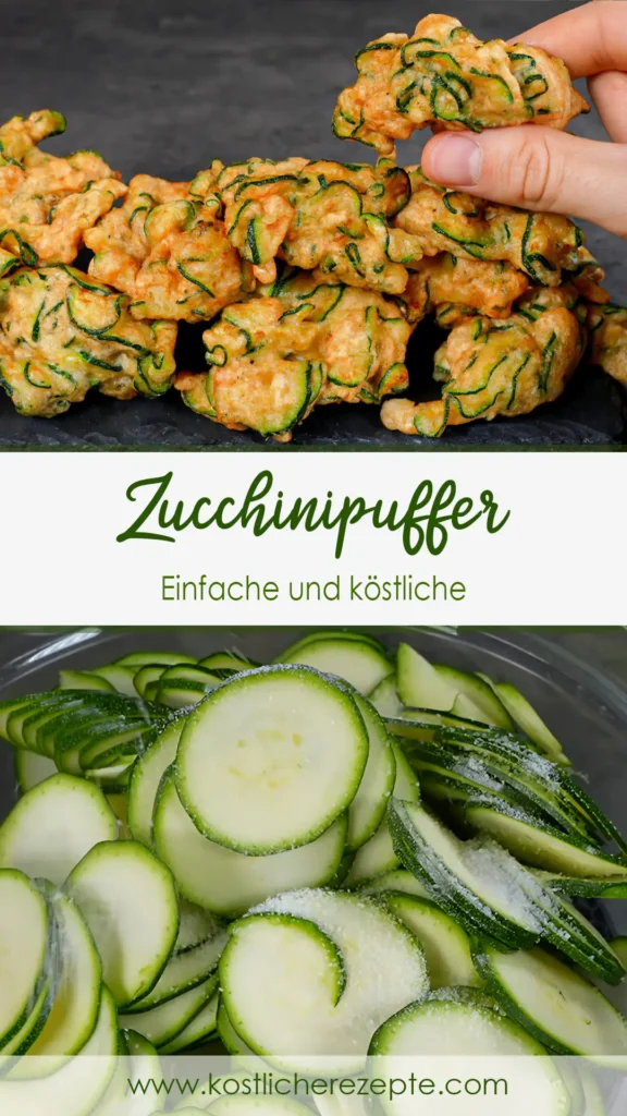 Einfache und kostliche Zucchinipuffer Sie sind weich und jeder wird sie LIEBEN