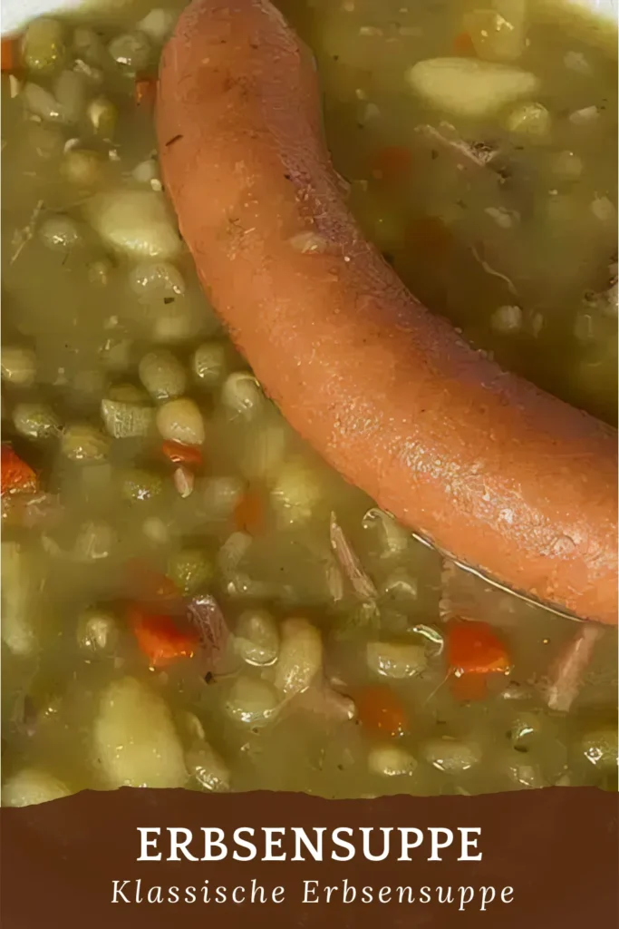 Erbsensuppe Ein Klassiker der Hausmannskost