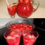 Erdbeer Melonen Bowle Erfrischend Alkoholfrei Fruchtig