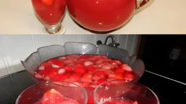 Erdbeer Melonen Bowle Erfrischend Alkoholfrei Fruchtig