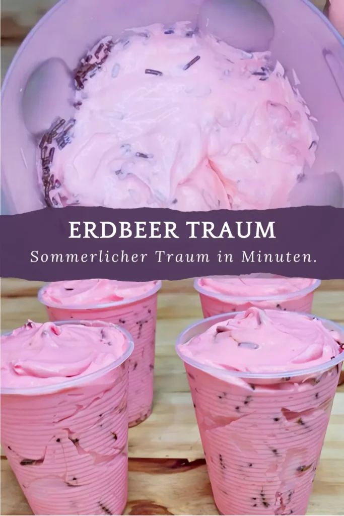 Erdbeer Traum mit 500 g Naturjogurt in 5 Minuten gemacht
