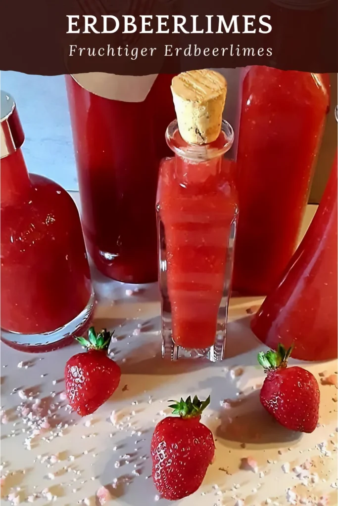 Erdbeerlimes Rezept