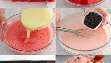 Erfrischendes Wassermeloneneis fur den perfekten Sommergenuss