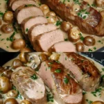 Filetpfanne mit Champignons Einfaches Familienrezept