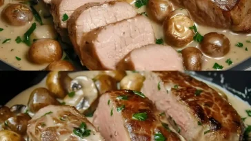 Filetpfanne mit Champignons Einfaches Familienrezept